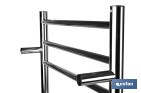 Heated towel rail | Sinaí Model | Stainless steel | 80W | IP44 | Size: 70 x 53 x 10.5cm - Cofan