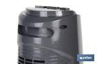 Electric Fan Heater, Varsovia Model | Two Heat Settings: 1,000-2,000W | Adjustable Thermostat - Cofan