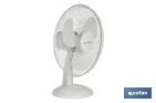 3 Speed White Desk Fan, Solano Model - Cofan