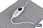 Grey electric heating pad | Available in two sizes to choose from | 6 heat settings - Cofan