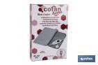 Grey electric heating pad | Available in two sizes to choose from | 6 heat settings - Cofan