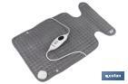 GREY ELECTRIC HEATING PAD | SIZE: 65 X 38CM | 6 HEAT SETTINGS