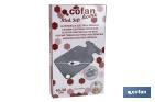 Grey electric heating pad | Size: 65 x 38cm | 6 heat settings - Cofan