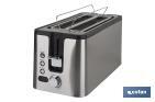Toaster with two slots, Pasiego Model - Cofan