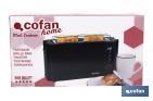 Tostador una ranura Modelo Centeno Negro Mate - Cofan