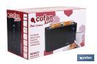 Tostador una ranura Modelo Centeno Negro Mate - Cofan