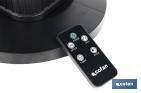 Quiet tower fan with remote control | Black | Includes a remote control and a timer (8 hours) - Cofan