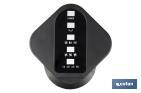Quiet tower fan with remote control | Black | Includes a remote control and a timer (8 hours) - Cofan