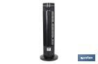 Quiet tower fan with remote control | Black | Includes a remote control and a timer (8 hours) - Cofan