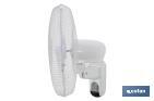 Ventilador de pared con temporizador y mando a distancia | Potencia de 50 W - Cofan