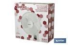 Ventilador de pared con temporizador y mando a distancia | Potencia de 50 W - Cofan