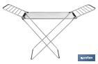 Winged Clothes Airer | With Folding Wings | Stainless Steel & Polypropylene - Cofan