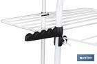 Tower Clothes Airer | Painted Steel & Polypropylene | Size: 70 x 60 x 137cm | 3 Drying Racks - Cofan