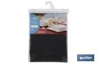 Stain Resistant Tablecloth | Different Measures | Brezo Model | Black - Cofan