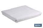 Bath sheet | Paloma Model | White | 100% cotton | Weight: 580g/m² | Size: 100 x 150cm - Cofan