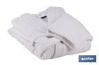 Albornoz | Color Blanco | 100 % algodón | Gramaje 500 g/m² | Varias Tallas - Cofan