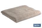 Bath sheet | Abisinia Model | Beige | 100% cotton | Weight: 580g/m² | Size: 100 x 150cm - Cofan