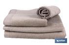 Bath sheet | Abisinia Model | Beige | 100% cotton | Weight: 580g/m² | Size: 100 x 150cm - Cofan
