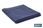 Bath mat | Marín Model | Navy blue | 100% cotton | Weight: 1,000g/m2 | Size: 60 x 60cm - Cofan