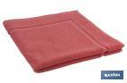 BATH MAT | JAMAICA MODEL | CORAL COLOUR | 100% COTTON | WEIGHT: 1,000G/M² | SIZE: 60 X 60CM