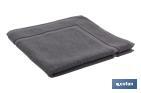 Bath mat | Piedra Model | Anthracite grey | 100% cotton | Weight: 1,000g/m2 | Size: 60 x 60cm - Cofan