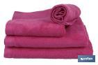 Bath towel | Primavera Model | Fuchsia | 100% cotton | Weight: 580g/m2 | Size: 70 x 140cm - Cofan