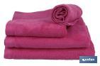 Asciugamano da bagno | Modello Primavera | Fucsia | 100% cotone | Grammatura: 580 g/m² | Dimensioni: 100 x 150 cm - Cofan