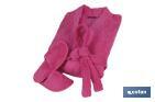 Accappatoio | Fucsia | Modello Primavera | 100% cotone | Grammatura: 500 g/m² | Varie taglie - Cofan