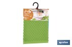 Pack 2 panos de cozinha | Medida 50 x 50 cm | Cor verde e azul | Modelo Merlot - Cofan