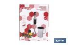 Batidora Eléctrica de mano | Modelo Zahara | 800W | Incluye Varillas de Acero y Vaso mezclador de 1 L - Cofan