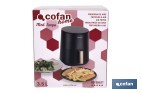Friteuse à air chaud sans huile | Capacité de 3,5 litres - Cofan