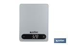 Digital kitchen scale available in 3 colours | LED display | 4 high-precision sensors - Cofan