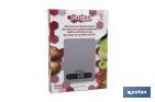 Digital kitchen scale available in 3 colours | LED display | 4 high-precision sensors - Cofan