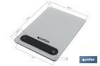 Digital kitchen scale available in 3 colours | LED display | 4 high-precision sensors - Cofan