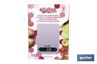 Digital kitchen scale available in 3 colours | LED display | 4 high-precision sensors - Cofan