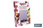 Digital kitchen scale available in 3 colours | LED display | 4 high-precision sensors - Cofan