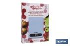 Digital kitchen scale available in 3 colours | LED display | 4 high-precision sensors - Cofan