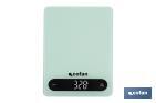 Digital kitchen scale available in 3 colours | LED display | 4 high-precision sensors - Cofan