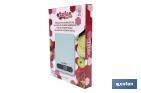 Digital kitchen scale available in 3 colours | LED display | 4 high-precision sensors - Cofan