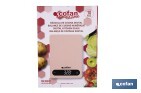 Digital kitchen scale available in 3 colours | LED display | 4 high-precision sensors - Cofan