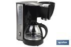 Electric drip coffee maker | Margot Model | Power: 870W | 10-Cup capacity | 1.25l Capacity | Svelte & Classy Design - Cofan