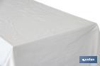 TOVAGLIA PROTETTIVA | DIMENSIONI: 1,40 X 50 M | MATERIALE: PVC | BIANCO