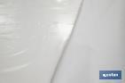 Protector de mesa | Medida 1,40 x 50 m | Material  PVC | Color blanco | Modelo Pureza - Cofan