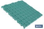 Loseta Alveolada | Set de 4 Unidades | 4 colores diferentes | Material PVC | Medidas 33 x 33 x 2 cm - Cofan