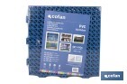 Loseta Alveolada | Set de 4 Unidades | 4 colores diferentes | Material PVC | Medidas 33 x 33 x 2 cm - Cofan