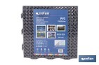 Loseta Alveolada | Set de 4 Unidades | 4 colores diferentes | Material PVC | Medidas 33 x 33 x 2 cm - Cofan