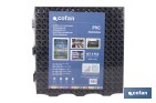 Loseta Alveolada | Set de 4 Unidades | 4 colores diferentes | Material PVC | Medidas 33 x 33 x 2 cm - Cofan