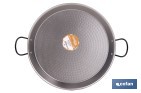 Poêle à Paella en Acier Poli | Plusieurs Dimensions | Poêle à Paella Traditionnelle | Poêle à Paella avec 2 poignées - Cofan
