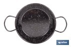 Paellera de Acero Esmaltado | Paellera Tradiconal | Paellera con 2 Asas | Varios Diámetros - Cofan