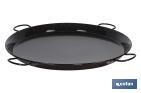 ENAMELLED STEEL PAELLA PAN | TRADITIONAL DESIGN | PAELLA PAN WITH 4 HANDLES
